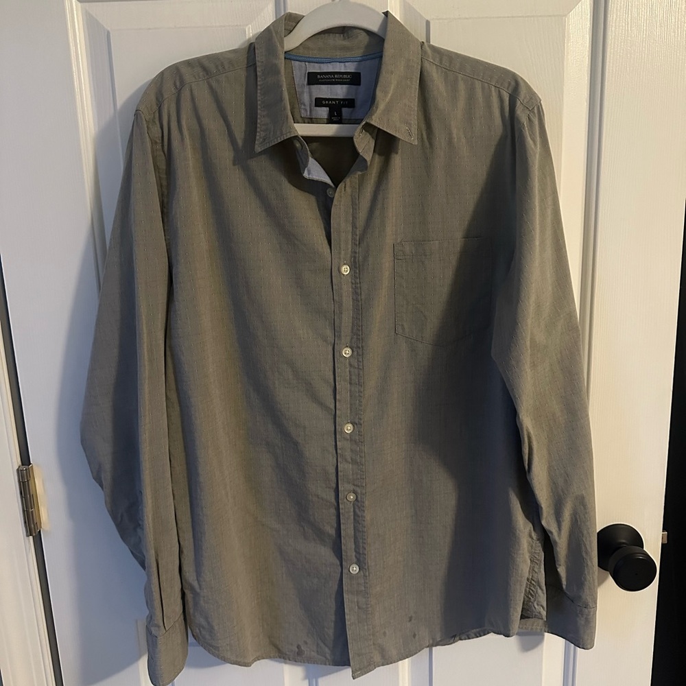 Men’s Banana Republic Grant Fit Button Down Shirt